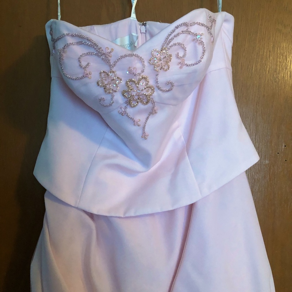 Light Pink A-Line Prom Dress